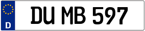 Truck License Plate